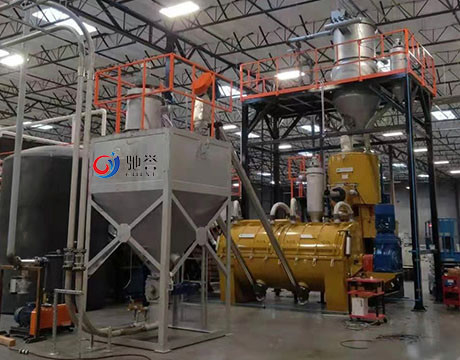 Εξωθητής που ταΐζει το PVC που υπολογίζει δόση αναμιγνύοντας το σύστημα για πλαστικό βιομηχανικό
