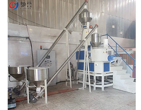 Θερμαντικός και δροσίζοντας αναμίκτης Turbomixer αναμικτών υψηλής ταχύτητας με το σύστημα πνευματικής μεταβίβασης